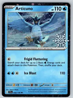 Articuno - (Holiday Calendar) 032/159 Miscellaneous Cards & Products Holo NM - Image 1