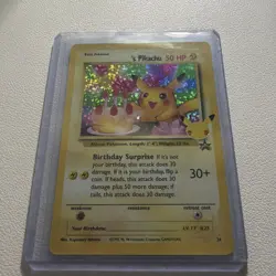 Pokemon TCG Birthday Pikachu #24 Celebrations 25th Anniversary Card - Image 2