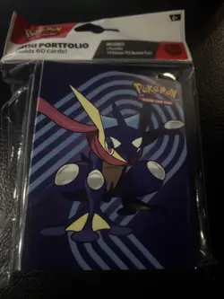 Pokemon Greninja Mini Portfolio/Mini Card Album Holds 60 TCG - mini BINDER ONLY - Image 1