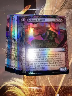 magic: the gathering lorwyn eclipsed Foil Showcase Lot (c/uc) - Image 1