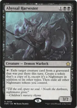 Abyssal Harvester R Foundations 54 NM MTG - Image 1