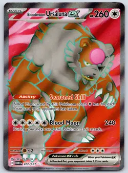 Bloodmoon Ursaluna ex 202/167 (NM) - SV06: Twilight Masquerade - Pokemon TCG - Image 1