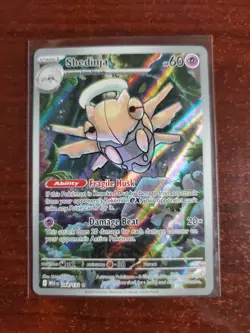 Pokemon TCG Mega Evolution Shedinja 144/132 Illustration Rare NM English - Image 1