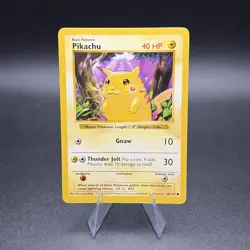 Pokemon Pikachu (Red Cheeks) 058/102 Base Set (Shadowless) Regular - Image 1
