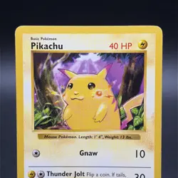 Pokemon Pikachu (Red Cheeks) 058/102 Base Set (Shadowless) Regular - Image 2
