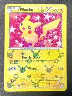 Pikachu RC7/RC25 B&W Legendary Treasures Pokemon Card Radiant Collection Lp/Vlp - Image 1