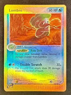 Lombre 45/100 EX Sandstorm Pokemon Card e-Series Komiya Artwork Reverse Holo Vlp - Image 1