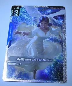 A Show of Resolve SP U+ English Gundam Card Game GD03 Steel Requiem GD01-100 NM - Image 1