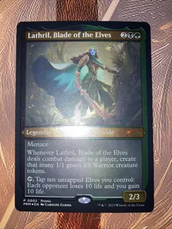 MTG Lathril, Blade of the Elves Unique & Misc. Promos 0002 Foil Promo - Image 1