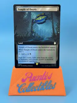 MTG Temple of Deceit - Extended Art 0517 Universes Beyond: Fallout - Image 1