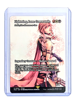 Lightning, Lone Commando 0054 Rare Showcase FFXIII FCA MTG FINAL FANTASY EN NM/M - Image 3