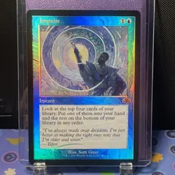 MTG Impulse *RETRO FRAME FOIL* Dominaria Remastered 287 NM - Image 1
