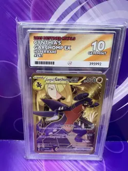 Pokemon TCG Cynthia's Garchomp EX 241/182 Destined Rivals ACE 10 - Image 1
