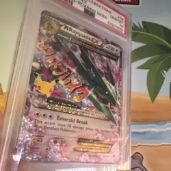 Pokemon TCG M Rayquaza EX 76/108 Celebrations Holo PSA 10 - Image 2