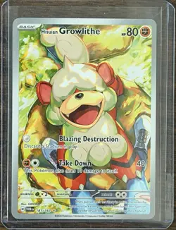 🔥Pokemon TCG “Hisuian Growlithe” 181/167 Holo Sv06: Twilight Masquerade🔥✅ - Image 1
