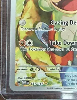 🔥Pokemon TCG “Hisuian Growlithe” 181/167 Holo Sv06: Twilight Masquerade🔥✅ - Image 3