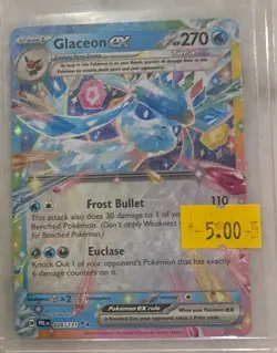 Pokemon TCG - Glaceon ex - 026/131 - Prismatic Evolutions Holo Double Rare - Image 1