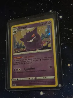 Pokemon Gengar Promo SWSH052 S&S Black Star Holo Rare 2020 - Image 2