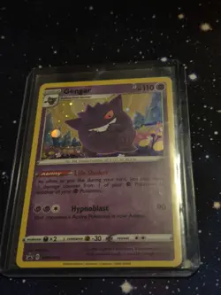 Pokemon Gengar Promo SWSH052 S&S Black Star Holo Rare 2020 - Image 3
