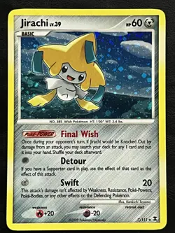 Pokemon Jirachi Holo - Rising Rivals - 7/111 NM - Image 1