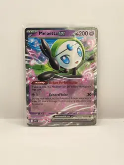 Pokemon TCG - Meloetta ex - 44/86 - S&V: Black Bolt - Holo Double Rare - NM - Image 1