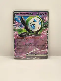 Pokemon TCG - Meloetta ex - 44/86 - S&V: Black Bolt - Holo Double Rare - NM - Image 2