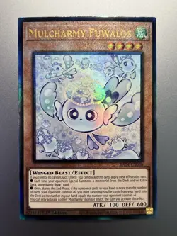 Yugioh - Mulcharmy Fuwalos Ultimate Rare RA04-EN050, Near Mint, 1st Edition - Image 1