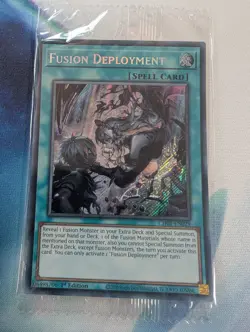 YuGiOh! Fusion Deployment CH01-EN029 Secret Rare SEALED 1st Ed - Image 1
