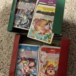 2.5 Lbs Of One Piece TCG Cards Bulk Common And Uncommon With Leaders - Image 1