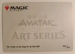 The Walls of Ba Sing Se Art Card (Gold-Stamped Planeswalker Symbol) Avatar MTG - Image 2