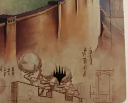 The Walls of Ba Sing Se Art Card (Gold-Stamped Planeswalker Symbol) Avatar MTG - Image 3