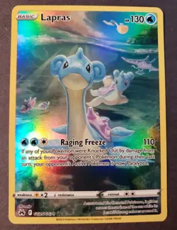 Lapras GG05/GG70 Galarian Gallery Illustration Rare Crown Zenith Pokemon Card NM - Image 1