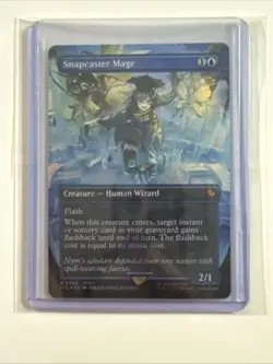 Snapcaster Mage (Borderless) (Chocobo Track Foil) Commander: Final Fantasy Foil - Image 3