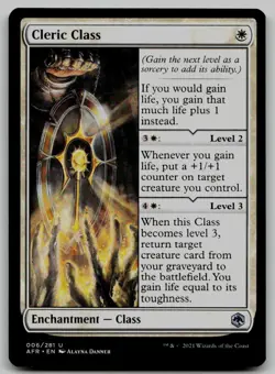 Cleric Class U Adventures in the Forgotten Realms 6 NM - Image 1