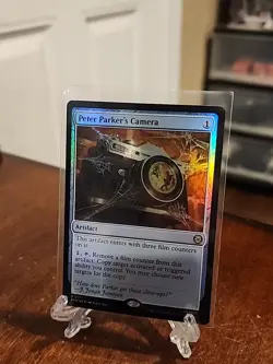 x1 Peter Parker's Camera FOIL SPM Spider-Man MTG 171 NM - Image 1