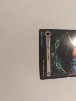Swamp (0274) *FOIL* CRIMPED MISPRINT Aetherdrift MTG - Image 2