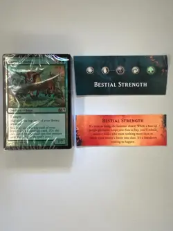 Magic The Gathering Preconstructed Deck Magic 2014 Core Set Bestial Strength BG - Image 2