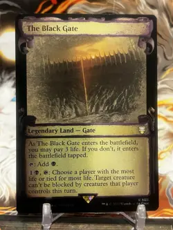 MTG | The Black Gate (Showcase Scroll) [LOTR] ✨FOIL✨ - Image 1