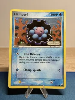 Clamperl 51/92 Ex Legend Maker Reverse Holo Foil Stamped Pokemon Card HP - Image 1