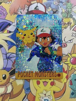 Pokemon Charizard Vintage Pocket Monsters Vending HOLO Prism Sticker 99 Nintendo - Image 1