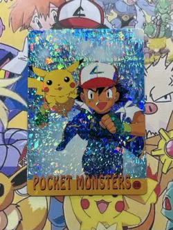 Pokemon Charizard Vintage Pocket Monsters Vending HOLO Prism Sticker 99 Nintendo - Image 3