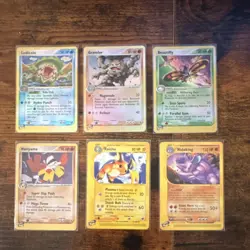 Pokemon TCG Card Lot EX Sandstorm Ludicolo Graveler Beautifly Raichu 6 Cards - Image 1