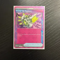 Scoop Up Cyclone 128/131 Sv: Prismatic Evolutions Holo POKEMON NEAR MINT A - Image 1