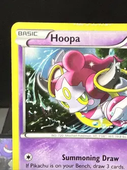 Pokemon Card Hoopa XY90 Black Star Promo Holo Rare Played - Image 3