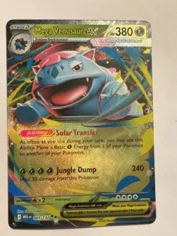 MEGA VENUSAUR EX 003/132 MEGA EVOLUTIONS POKEMON (DOUBLE RARE, NM) - Image 1