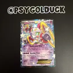 Pokemon TCG - Hoopa EX XY85 XY Black Star Promo Holo Foil A4 - Image 1