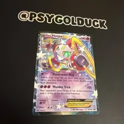 Pokemon TCG - Hoopa EX XY85 XY Black Star Promo Holo Foil A4 - Image 2