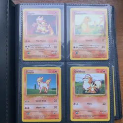 Old Vintage Wotc Pokemon Tcg Binder Bundle Joblot X111 Cards No Duplicates - Image 3