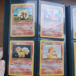 Old Vintage Wotc Pokemon Tcg Binder Bundle Joblot X111 Cards No Duplicates - Image 4