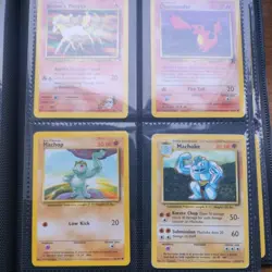 Old Vintage Wotc Pokemon Tcg Binder Bundle Joblot X111 Cards No Duplicates - Image 5